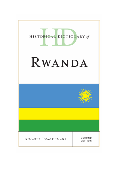 Cover of book: Historical Dictionary of Rwanda