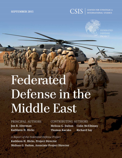 Cover of book: Federated Defense in the Middle East