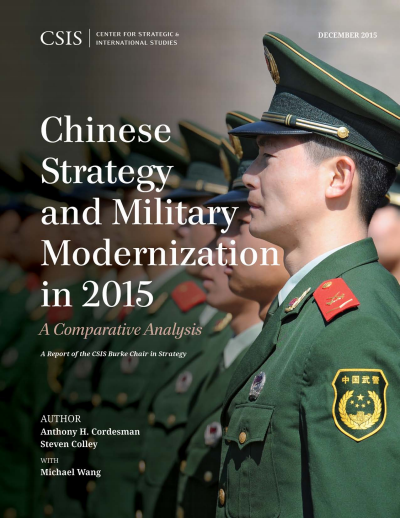 Cover des Buchs: Chinese Strategy and Military Modernization in 2015