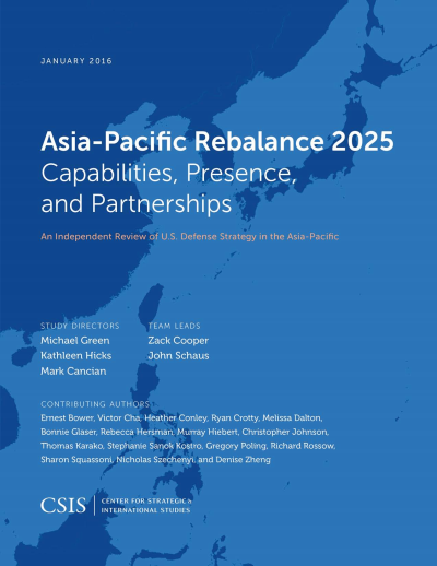 Cover of book: Asia-Pacific Rebalance 2025