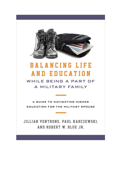 Cover of book: Balancing Life and Education While Being a Part of a Military Family