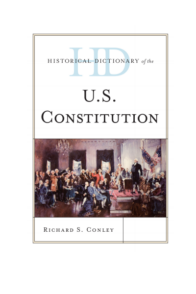 Cover des Buchs: Historical Dictionary of the U. S. Constitution