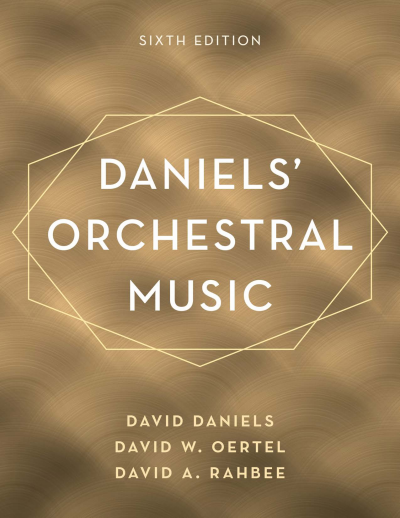 Cover of book: Daniels' Orchestral Music
