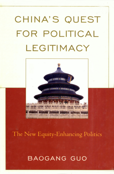 Cover des Buchs: China's Quest for Political Legitimacy