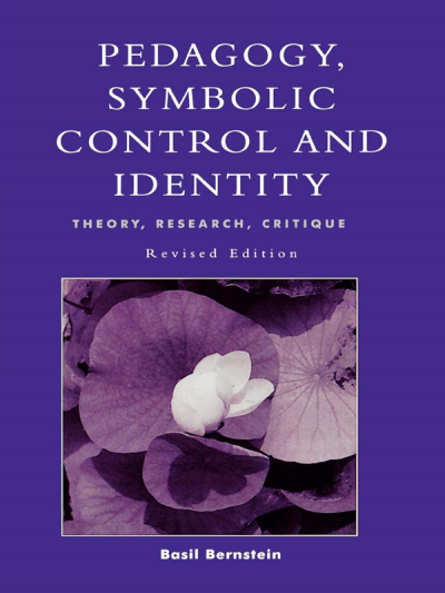 Cover des Buchs: Pedagogy, Symbolic Control, and Identity