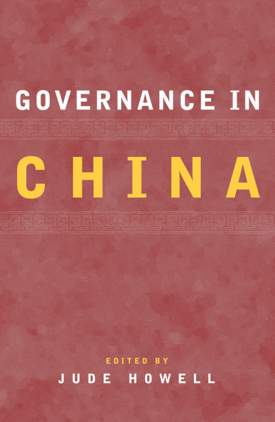 Cover des Buchs: Governance in China
