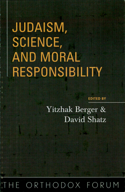 Cover des Buchs: Judaism, Science, and Moral Responsibility