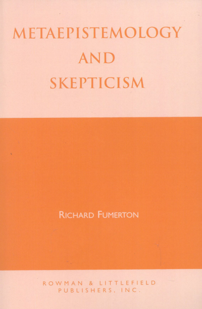 Cover of book: Metaepistemology and Skepticism