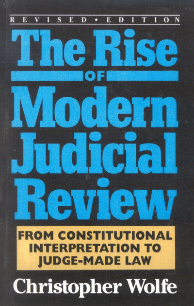 Cover of book: The Rise of Modern Judicial Review