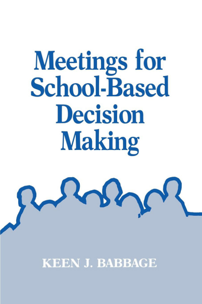 Cover des Buchs: Meetings for School-Based Decision Making