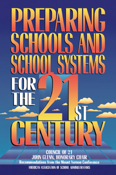 Cover des Buchs: Preparing Schools and School Systems for the 21st Century