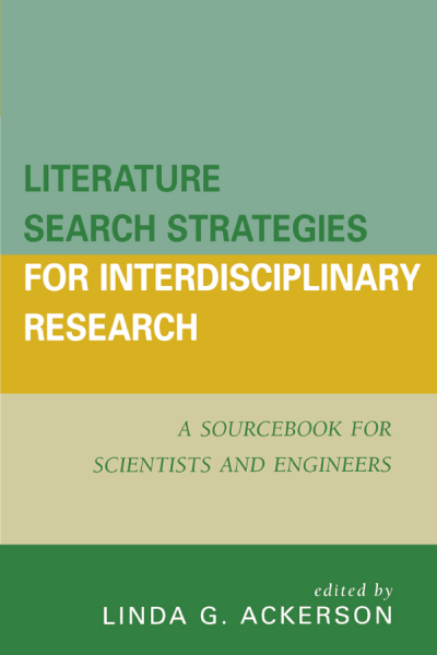 Cover of book: Literature Search Strategies for Interdisciplinary Research
