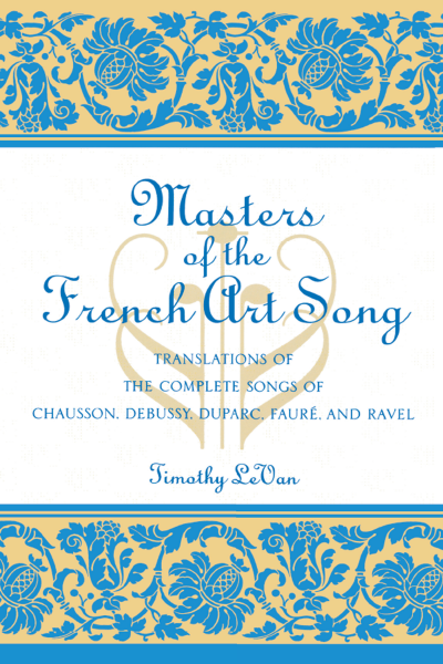 Cover of book: Masters of the French Art Song