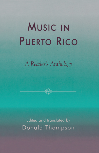Cover des Buchs: Music in Puerto Rico