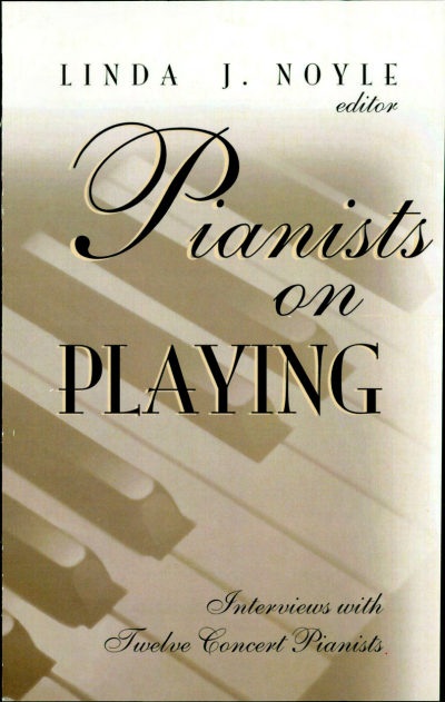 Cover des Buchs: Pianists on Playing