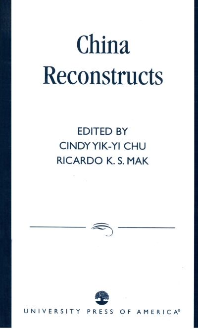Cover des Buchs: China Reconstructs