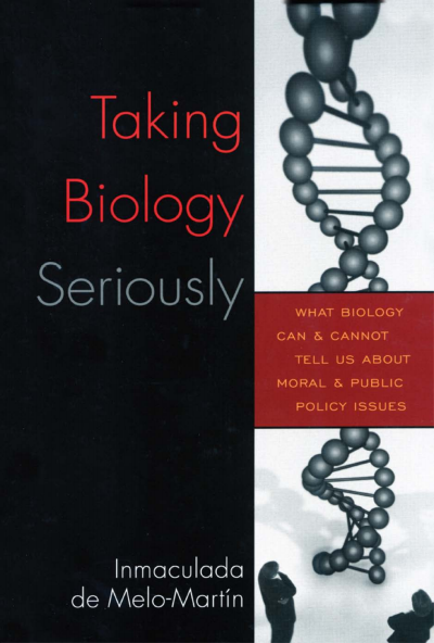 Cover of book: Taking Biology Seriously