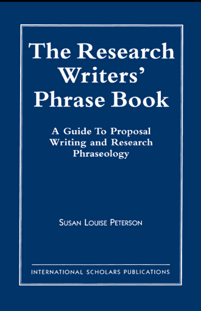 Cover des Buchs: The Research Writer's Phrase Book