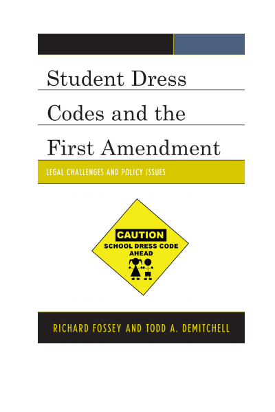 Cover of book: Student Dress Codes and the First Amendment