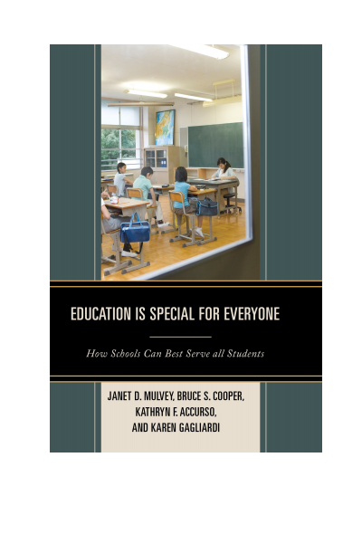 Cover des Buchs: Education Is Special for Everyone