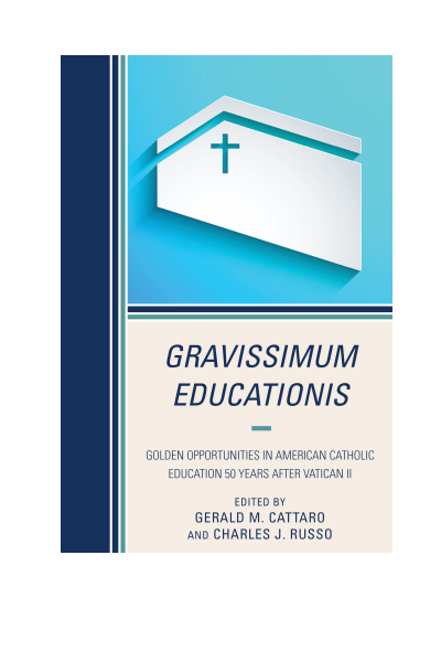 Cover of book: Gravissimum Educationis