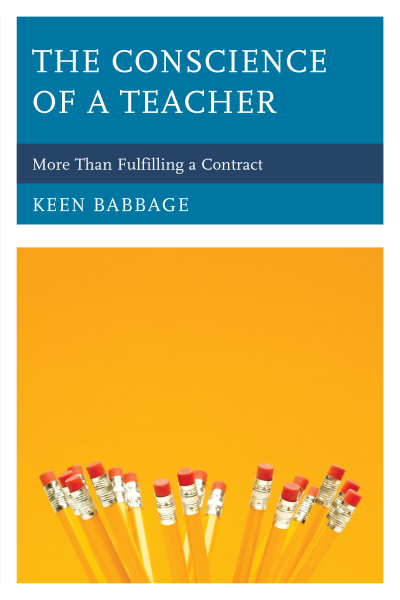 Cover of book: The Conscience of a Teacher