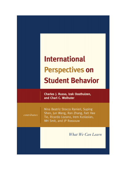 Cover of book: International Perspectives on Student Behavior