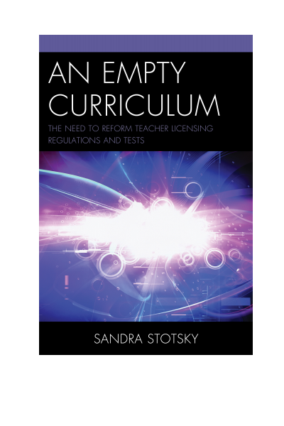 Cover of book: An Empty Curriculum