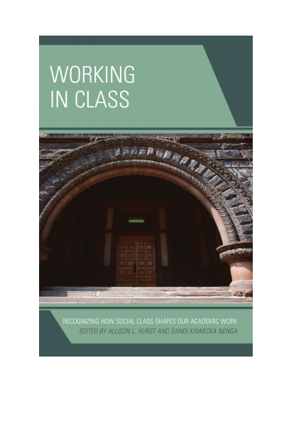 Cover of book: Working in Class