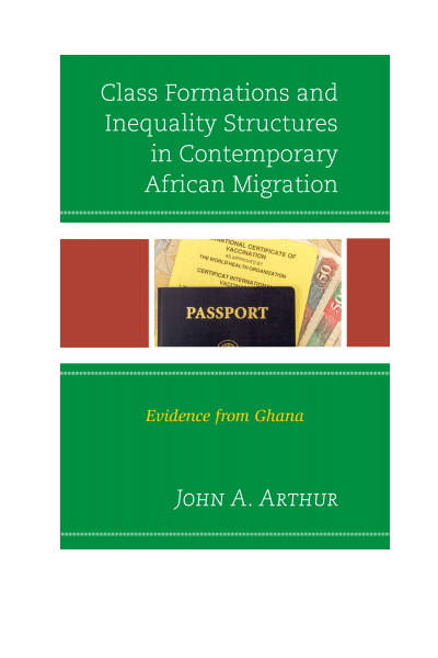 Cover of book: Class Formations and Inequality Structures in Contemporary African Migration