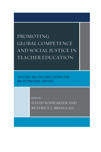 Cover of book: Promoting Global Competence and Social Justice in Teacher Education