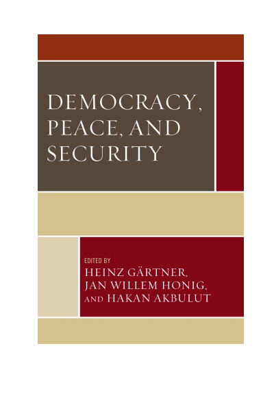 Cover of book: Democracy, Peace, and Security