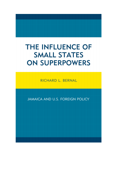 Cover of book: The Influence of Small States on Superpowers