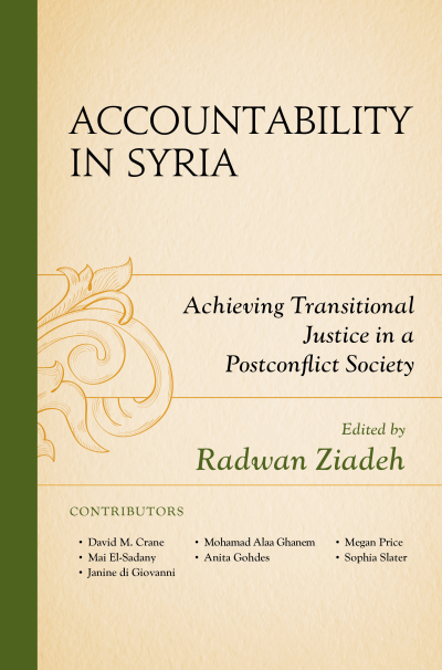 Cover des Buchs: Accountability in Syria