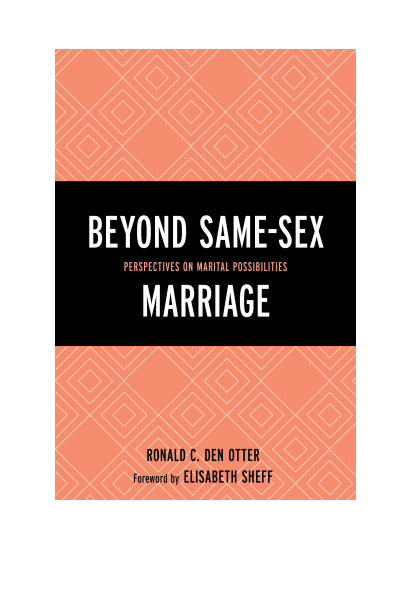 Cover des Buchs: Beyond Same-Sex Marriage
