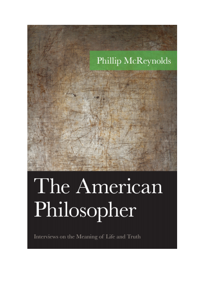 Cover of book: The American Philosopher