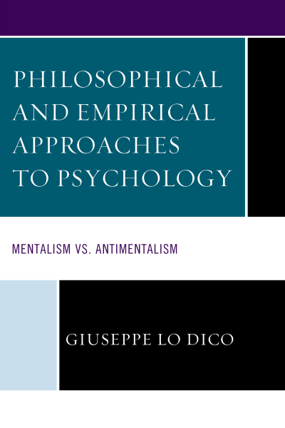 Cover of book: Philosophical and Empirical Approaches to Psychology