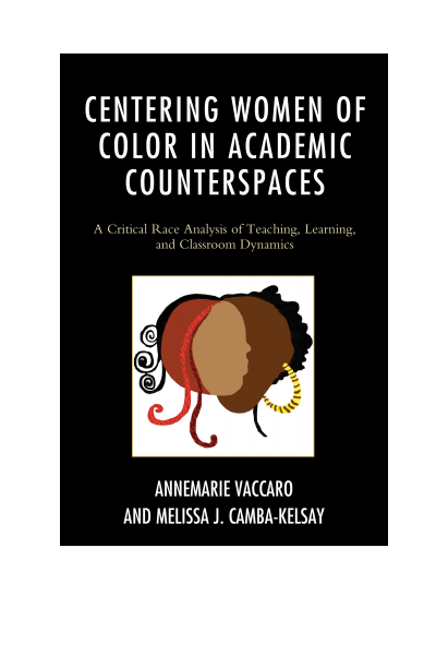 Cover of book: Centering Women of Color in Academic Counterspaces