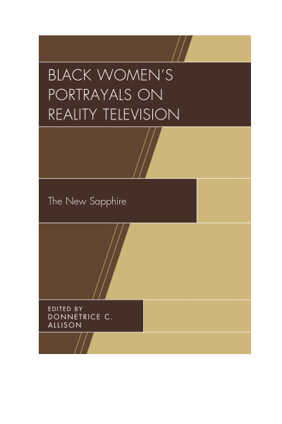 Cover des Buchs: Black Women's Portrayals on Reality Television