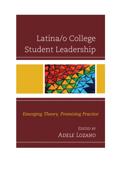 Cover of book: Latina/o College Student Leadership