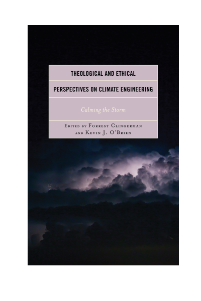 Cover des Buchs: Theological and Ethical Perspectives on Climate Engineering