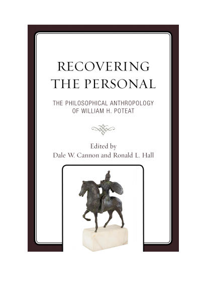 Cover of book: Recovering the Personal