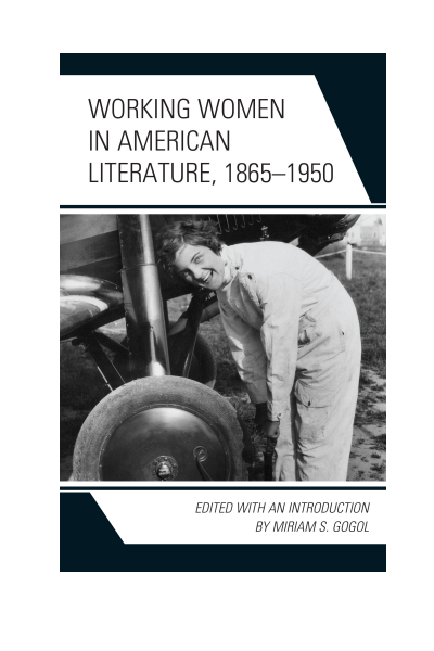 Cover des Buchs: Working Women in American Literature, 1865-1950