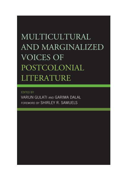 Cover of book: Multicultural and Marginalized Voices of Postcolonial Literature