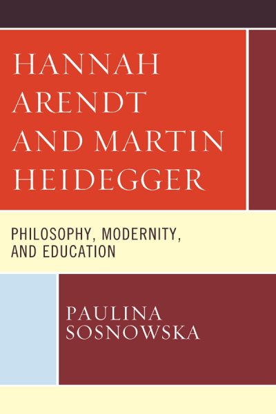 Cover of book: Hannah Arendt and Martin Heidegger
