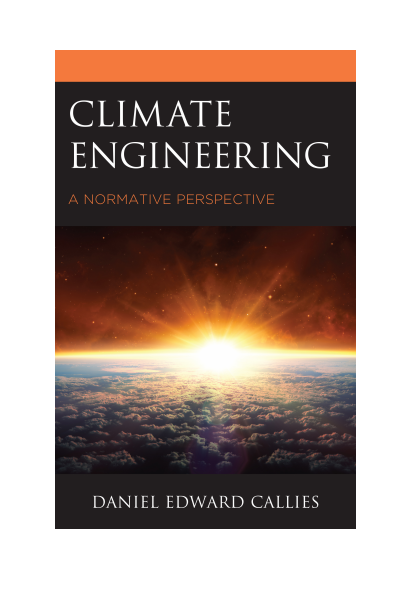 Cover of book: Climate Engineering