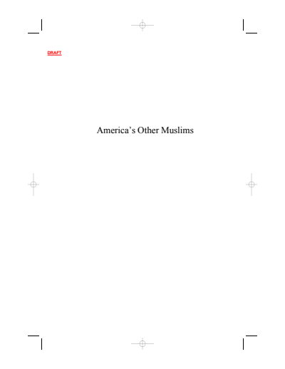 Cover des Buchs: America's Other Muslims