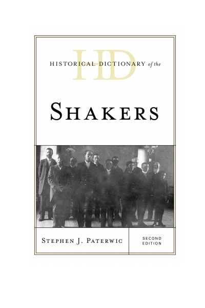 Cover des Buchs: Historical Dictionary of the Shakers