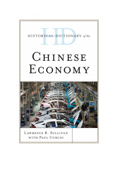 Cover des Buchs: Historical Dictionary of the Chinese Economy