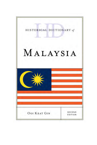 Cover of book: Historical Dictionary of Malaysia